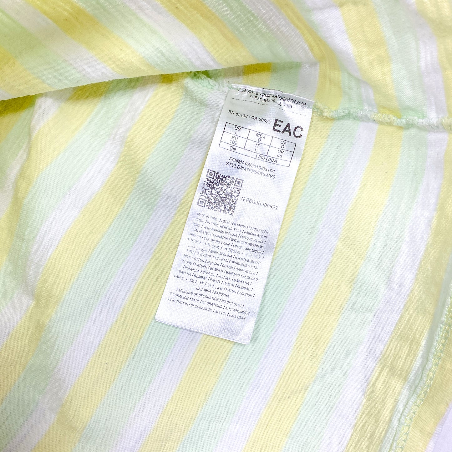 GUESS x A$AP ROCKY Striped T-Shirt