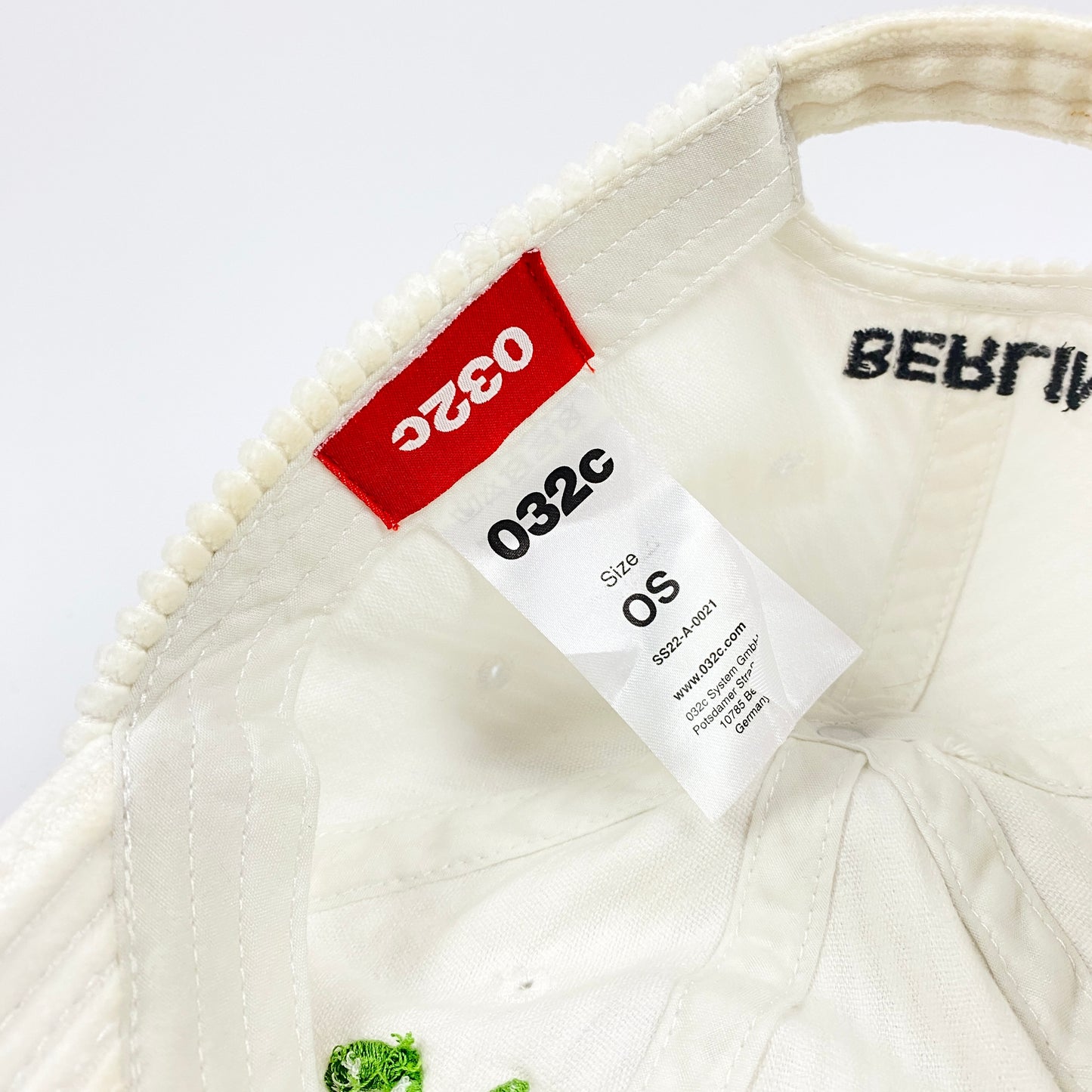 032c Glitch Logo Cord Cap