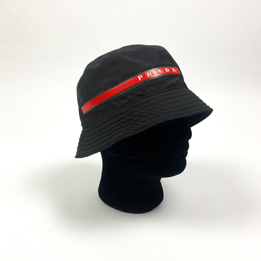 PRADA Linea Rossa Bucket Hat Hat