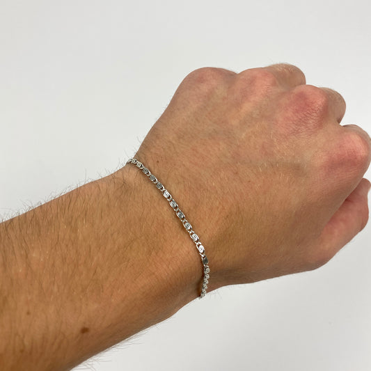 925 Sterling Silber S-Link Armband