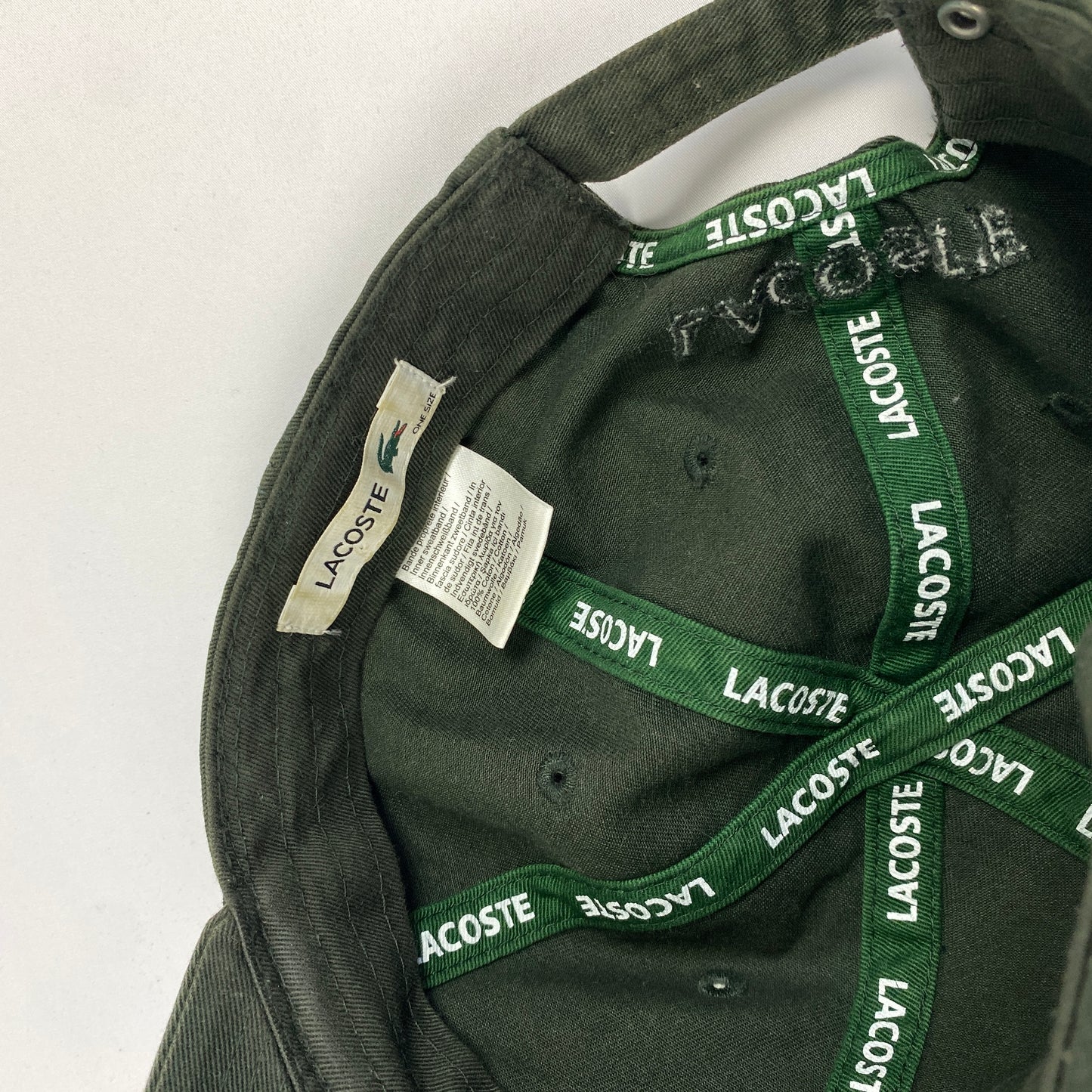 Vintage LACOSTE 5 panel cap