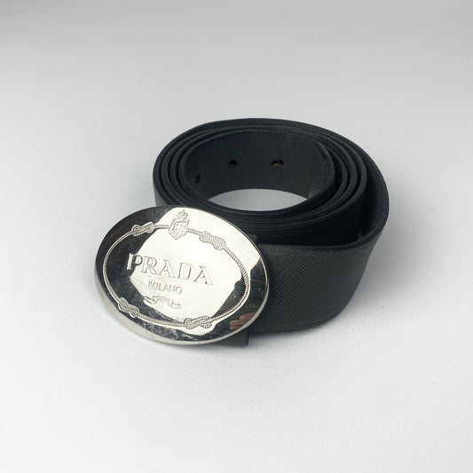 PRADA Saffiano Leather Belt
