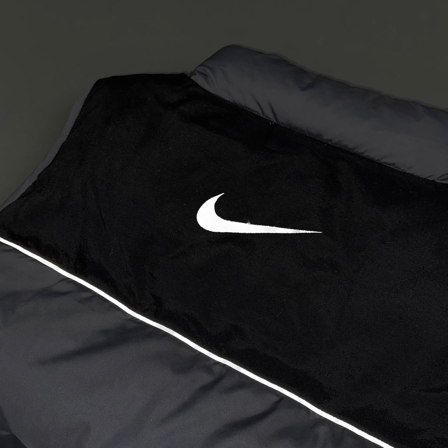 Vintage NIKE Reflective Back Swoosh Puffer Vest