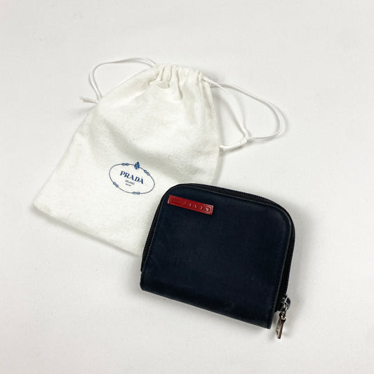 PRADA SPORT Zip Wallet Geldbeuten Portemonnaie