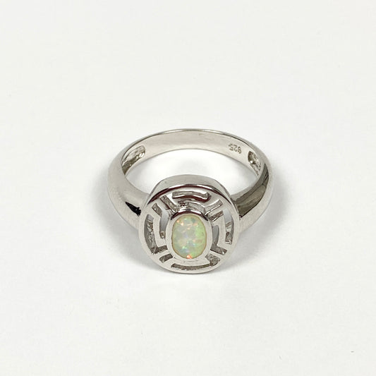 925 Sterling Silber Opal Ring