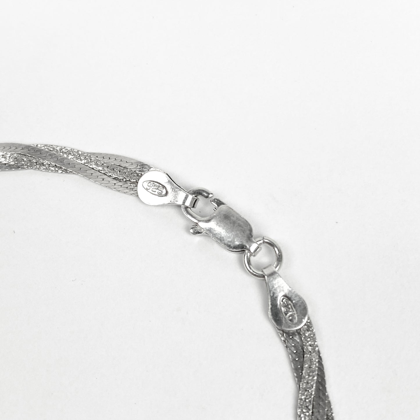 925 Sterling Silver Braided Bracelet