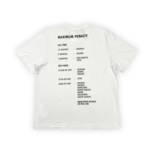 HELMUT LANG Helmut Laws Reflective T-Shirt
