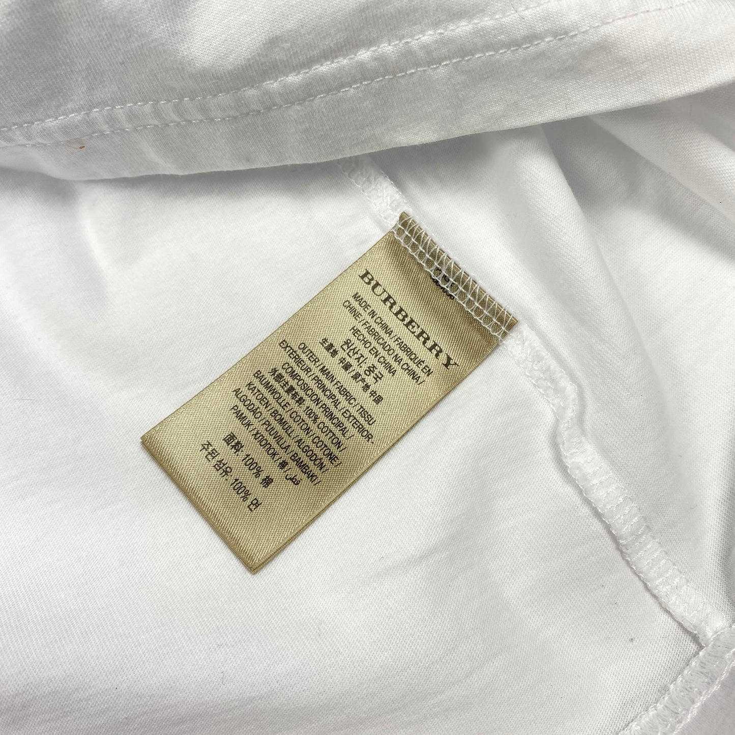 BURBERRY Embroidered Logo T-Shirt