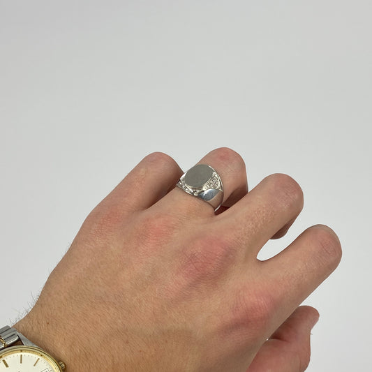 925 Sterling Silber Seal Ring