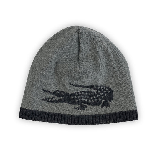LACOSTE Reversible Croco Beanie Mütze