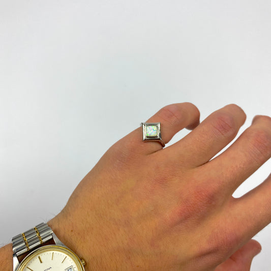 925 Sterling Silber Opal Ring