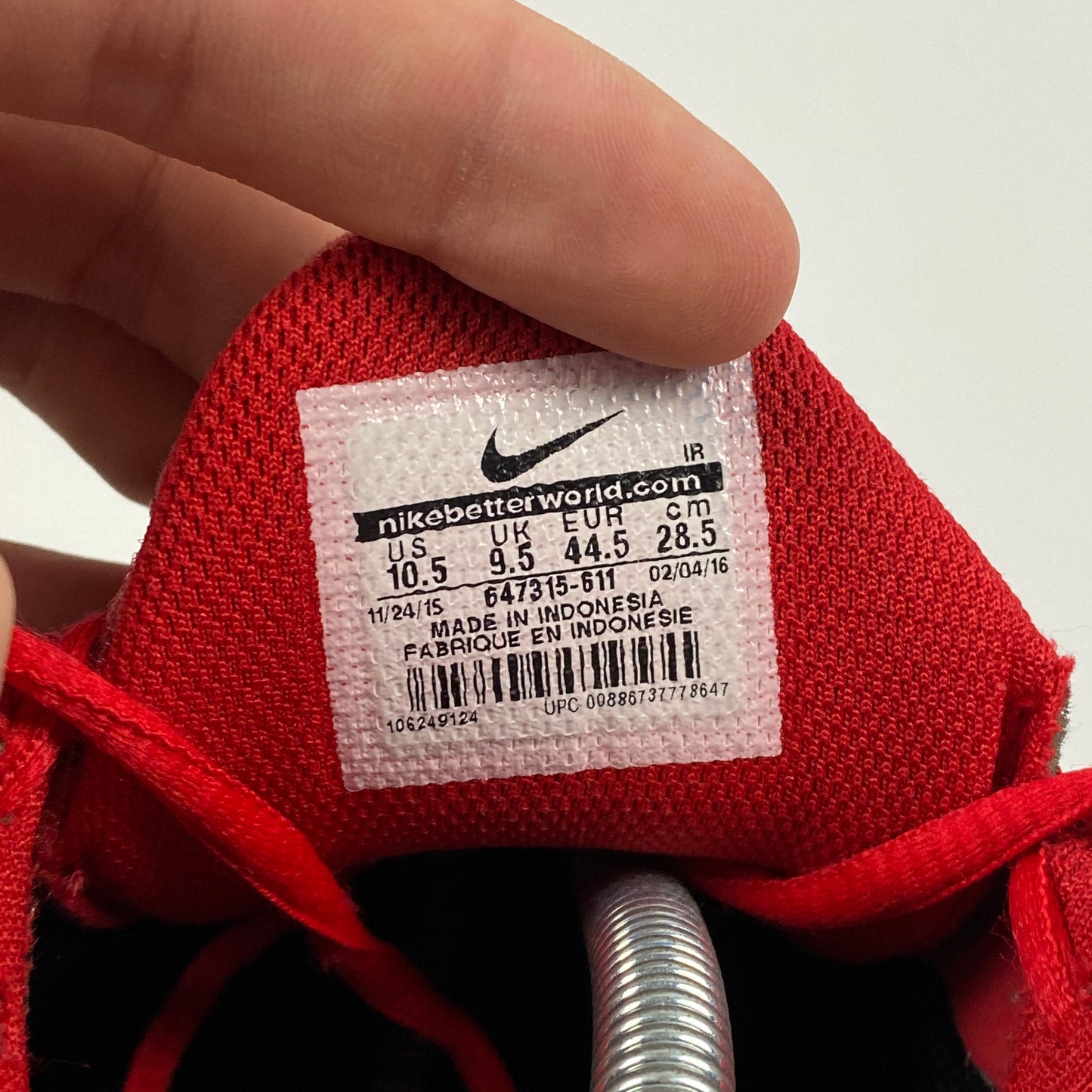 Vintage Nike Air Max Plus Tn 'Uni Red' (2016)