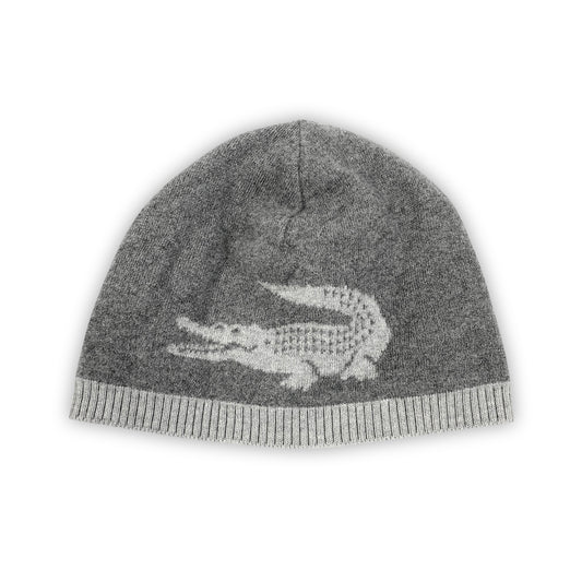 LACOSTE Reversible Croco Beanie Mütze