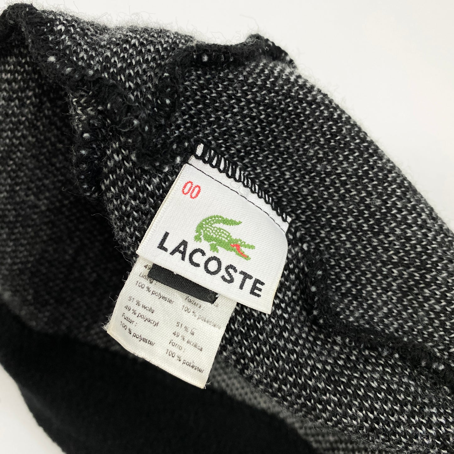 LACOSTE Croco Beanie Mütze