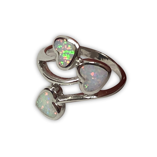 925 Sterling Silber Opal Ring