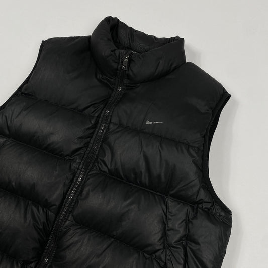 NIKE Puffer Weste Gilet black on black
