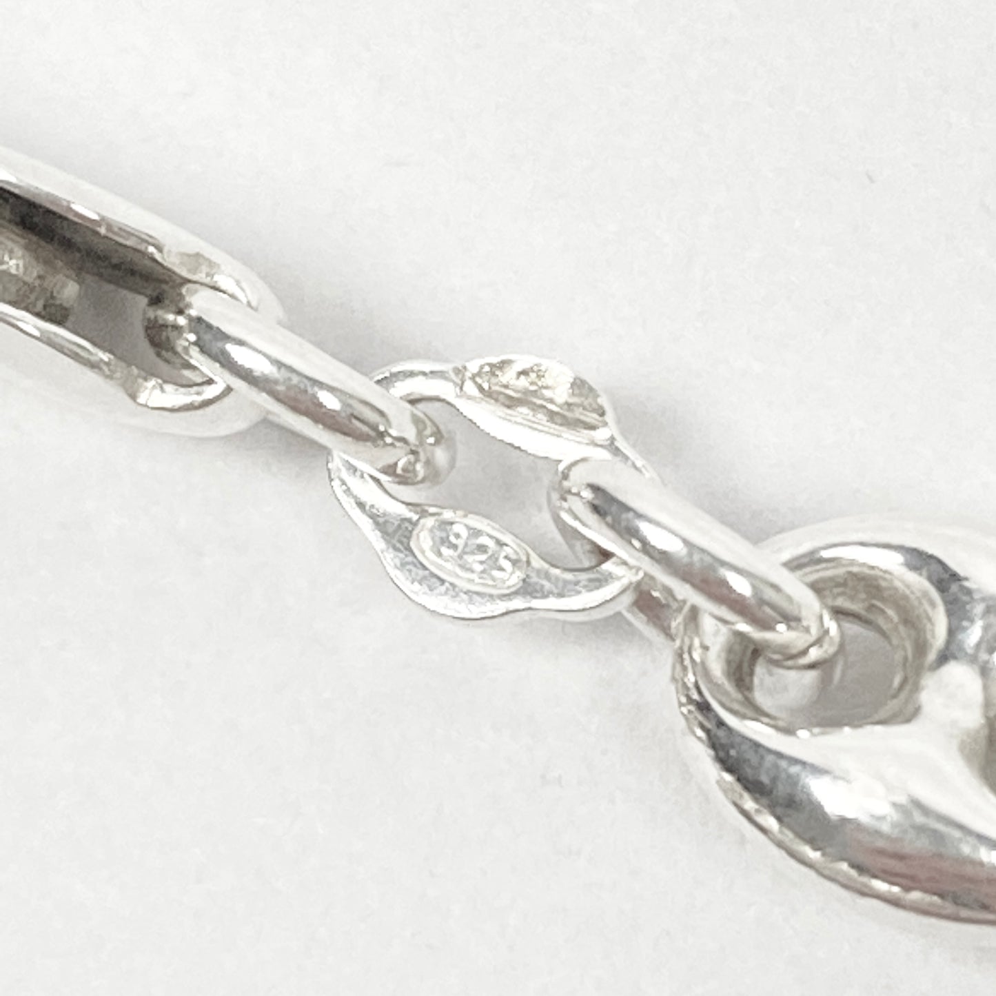 925 Sterling Silver Bean Bracelet