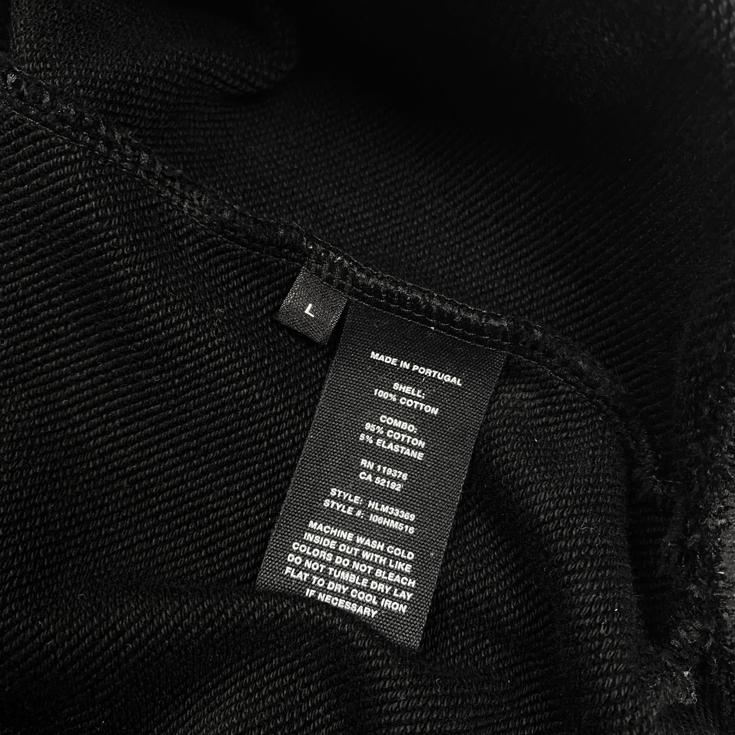 HELMUT LANG AW18 hoodie