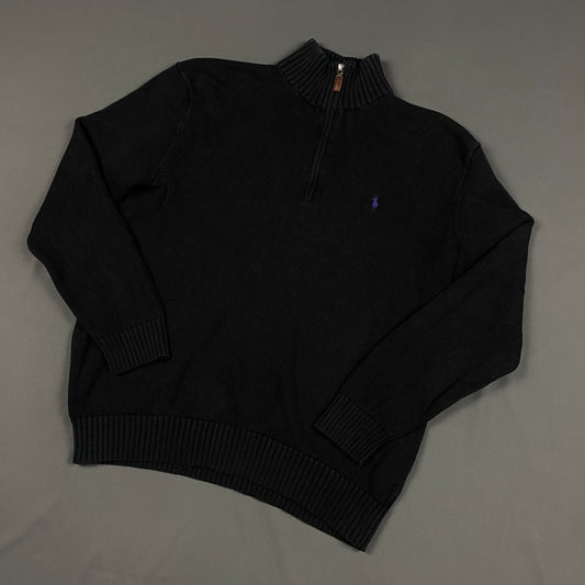 RALPH LAUREN Half-Zip Stricksweater