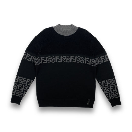 FENDI Fleece Knit Sweater