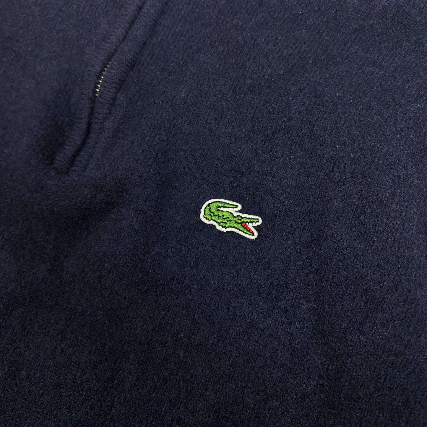 LACOSTE Woll Half-Zip Sweater