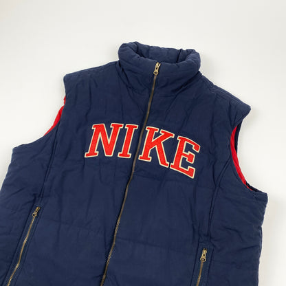 Vintage NIKE College Puffer Weste