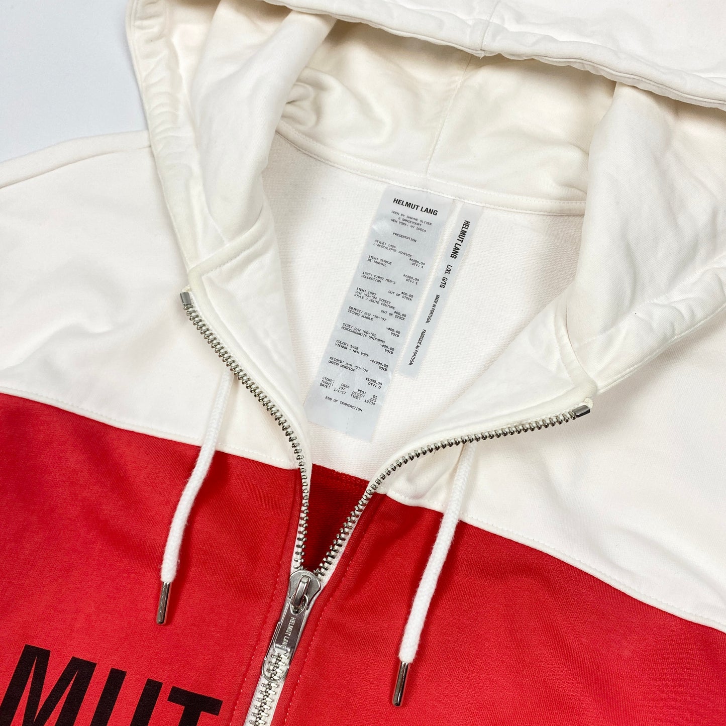 HELMUT LANG Campaign Zip Hoodie