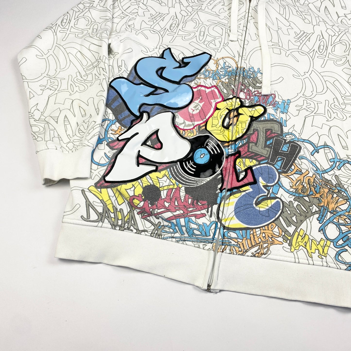 SOUTH POLE 90s Graffiti Zip Hoodie