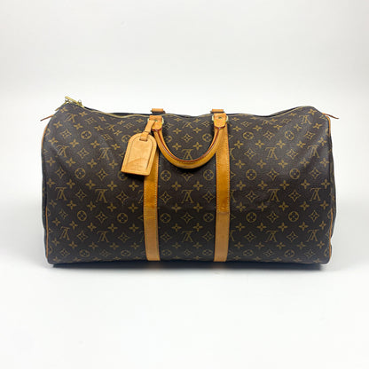 LOUIS VUITTON Vintage Keepall Duffle Bag 55