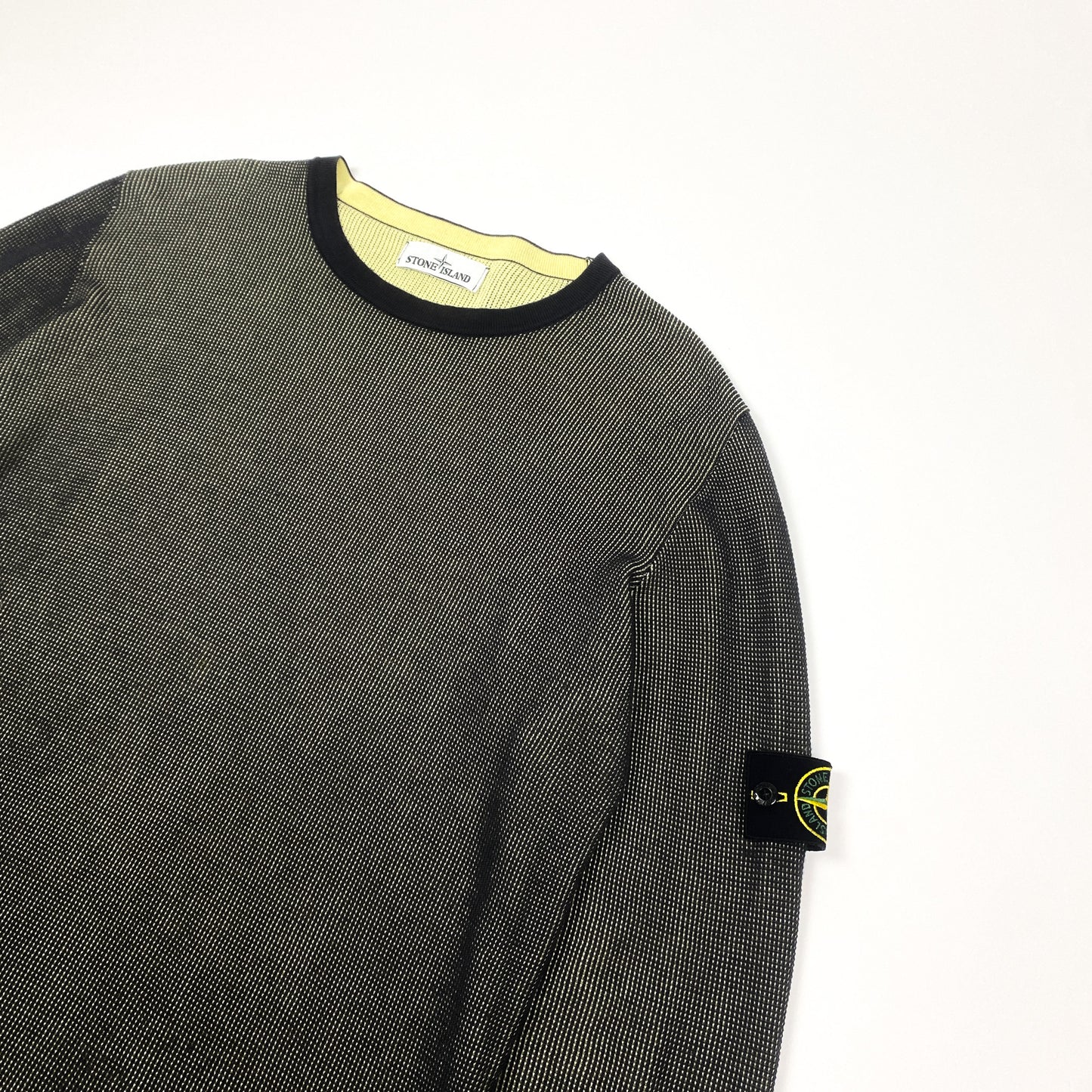 STONE ISLAND Waffle Knit Sweater