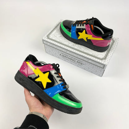 A BATHING APE Bapesta "Crazy Black"