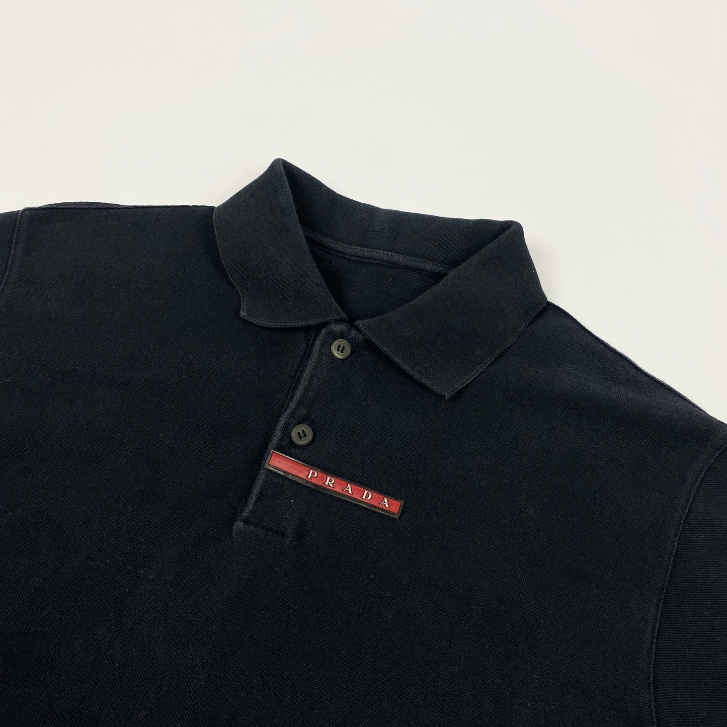 Vintage PRADA Linea Rossa Polo Shirt