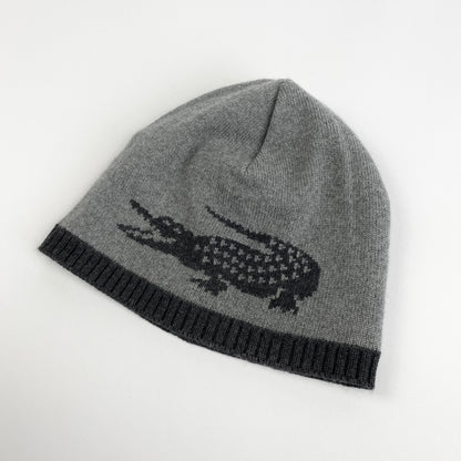 LACOSTE Reversible Croco Beanie