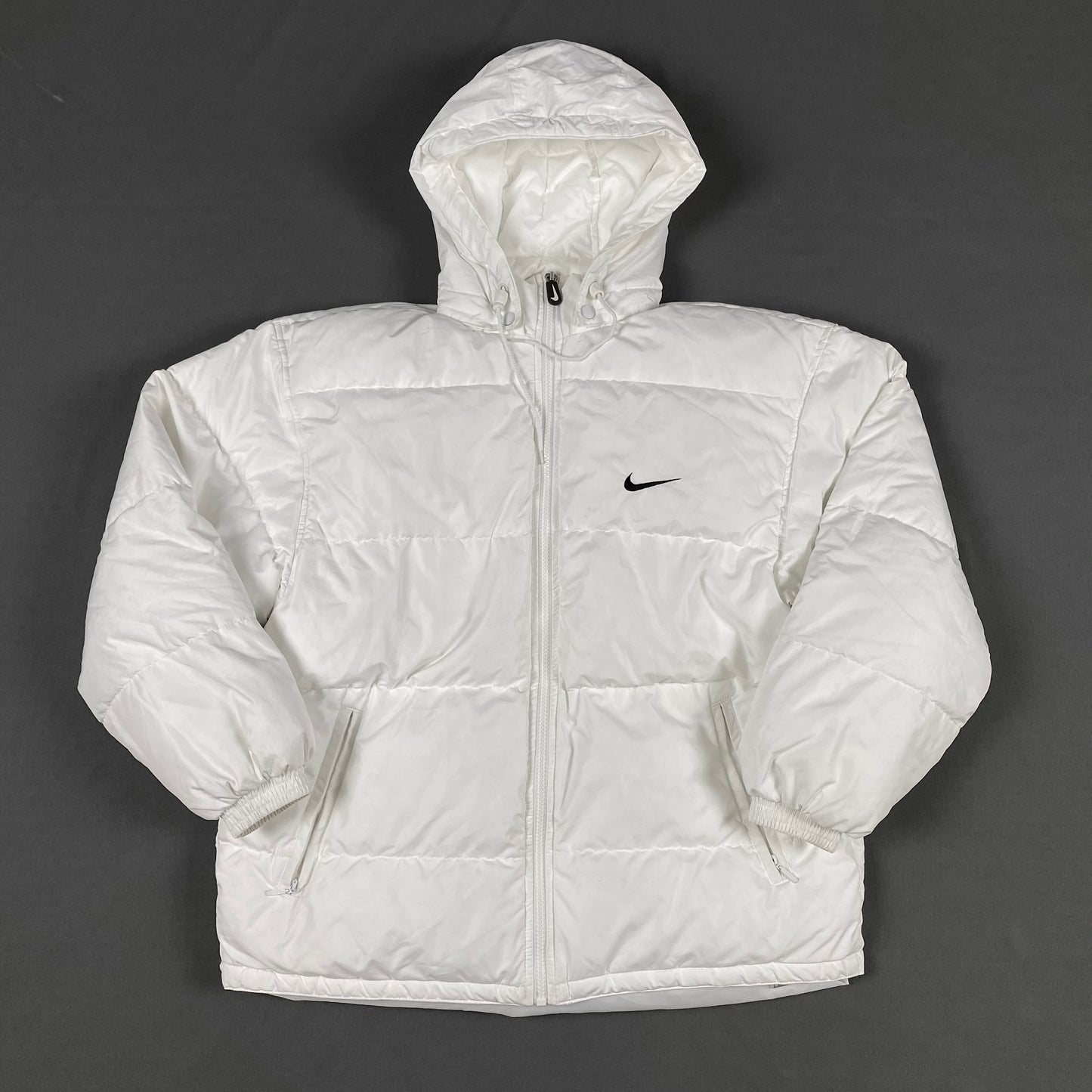 Vintage NIKE Spell Out Puffer Jacket