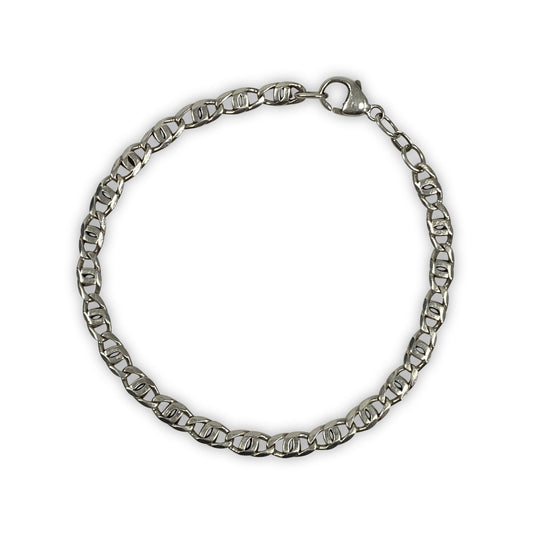925 Sterling Silver 8-Link Bracelet / Armband