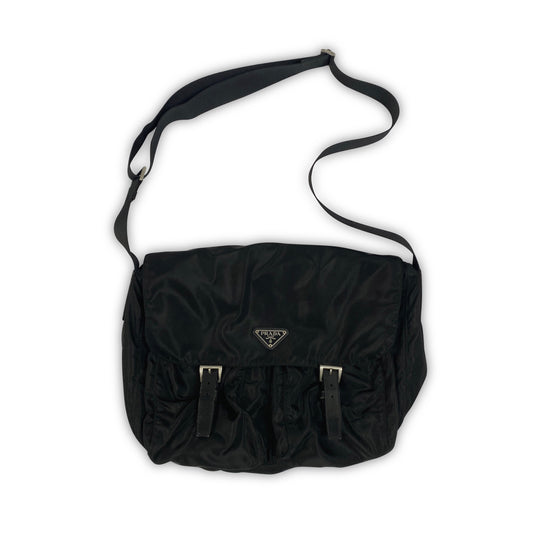 PRADA Double Strap Messenger Bag / Tasche