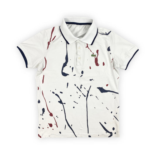 LACOSTE painted polo shirt