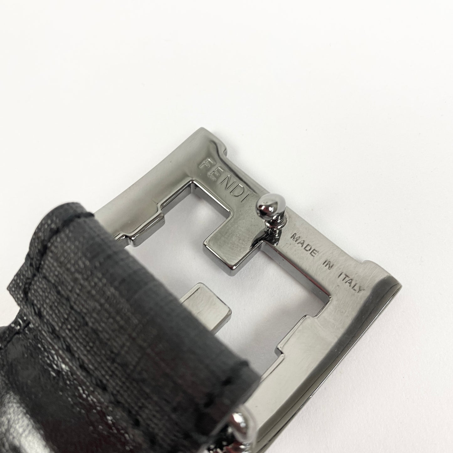 FENDI Monogramm Leather Belt / Gürtel