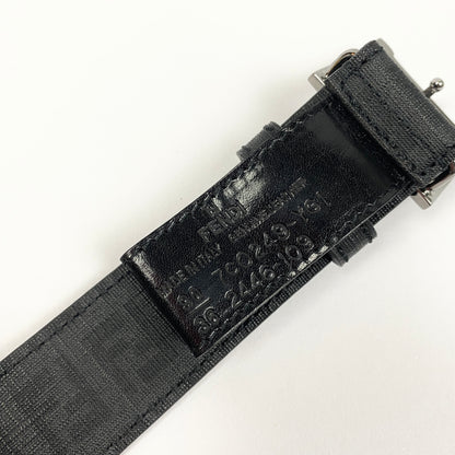 FENDI Monogramm Leather Belt / Gürtel