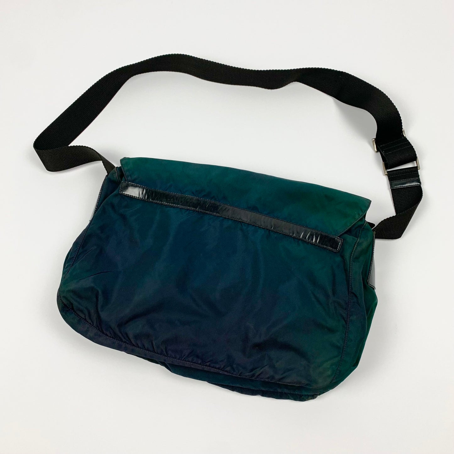 Vintage PRADA double strap messenger bag