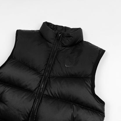 Vintage Nike Puffer Vest black on black