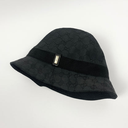 Vintage GUCCI Monogram Bucket Hat / Hut
