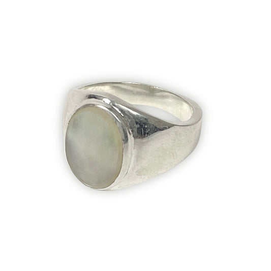 925 Sterling Silver PERLMUTT Ring
