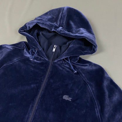 LACOSTE Velour Zip-Hoodie