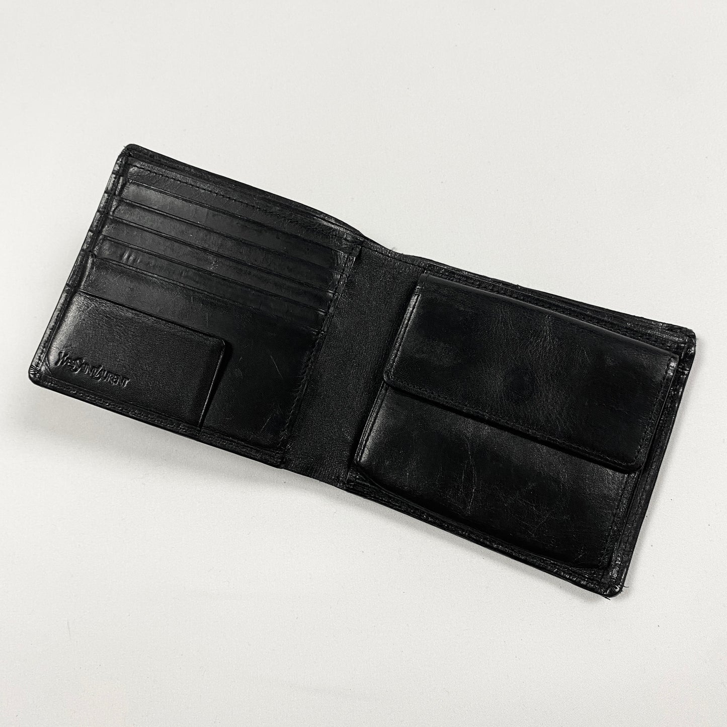 Vintage YVES SAINT LAURENT Leather Wallet