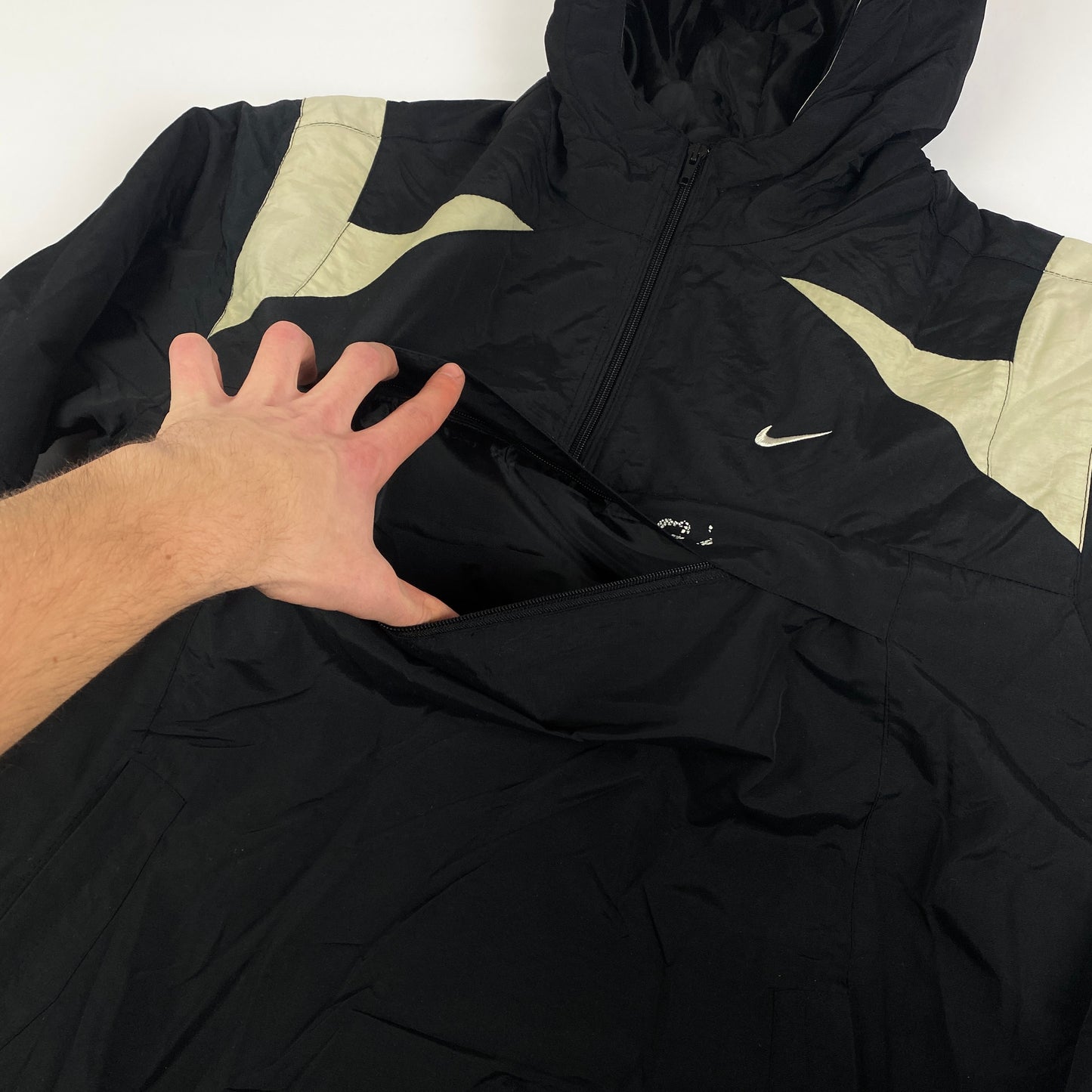 Vintage NIKE SHOX Half Zip Winter Jacket