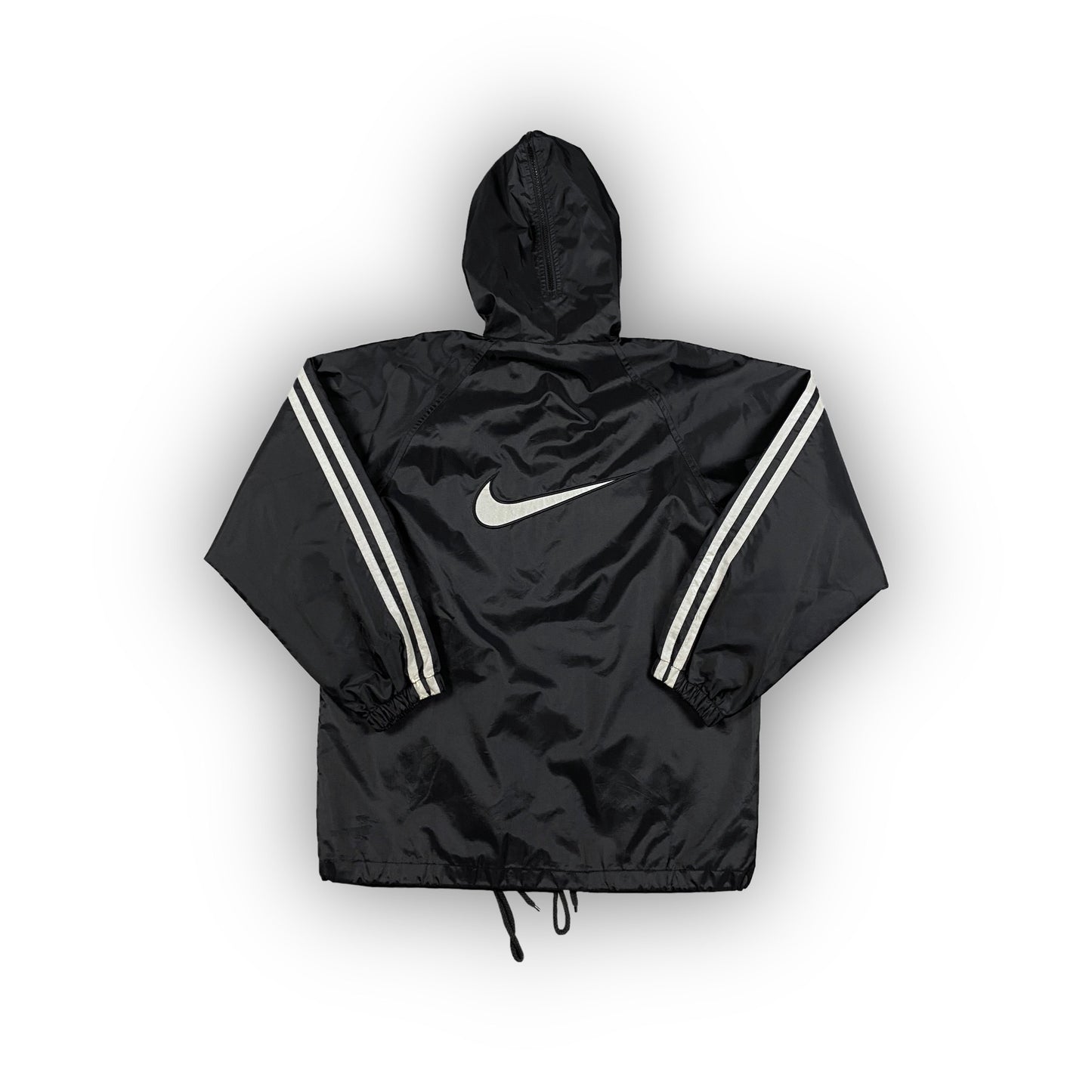 Vintage NIKE Reflective Back Swoosh Windbreaker / Track Jacket