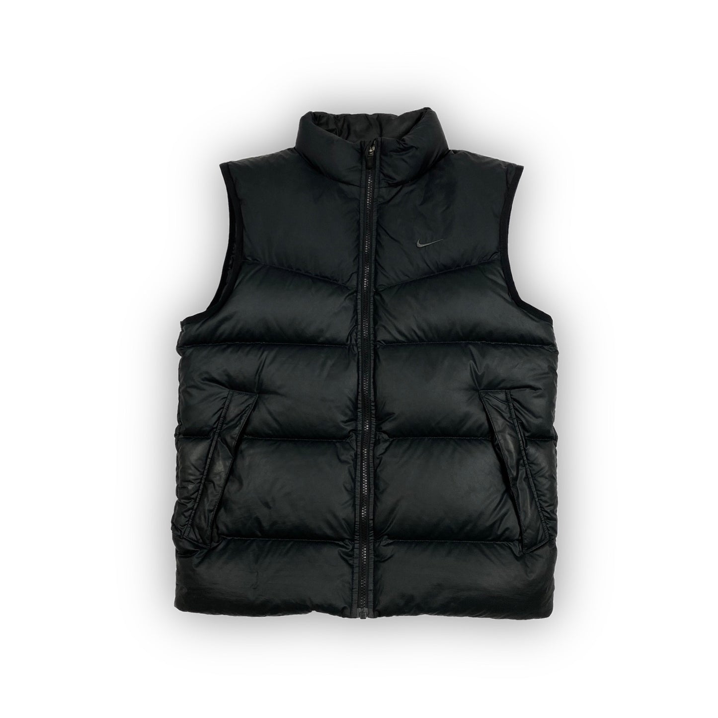 Vintage Nike Puffer Vest black on black